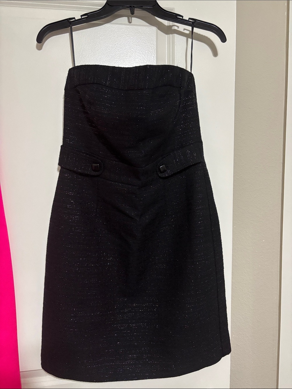 Trina Turk Black Strapless Mini Dress